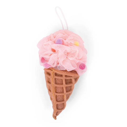 Ice Cream Cone Bath Pouf & Sponge