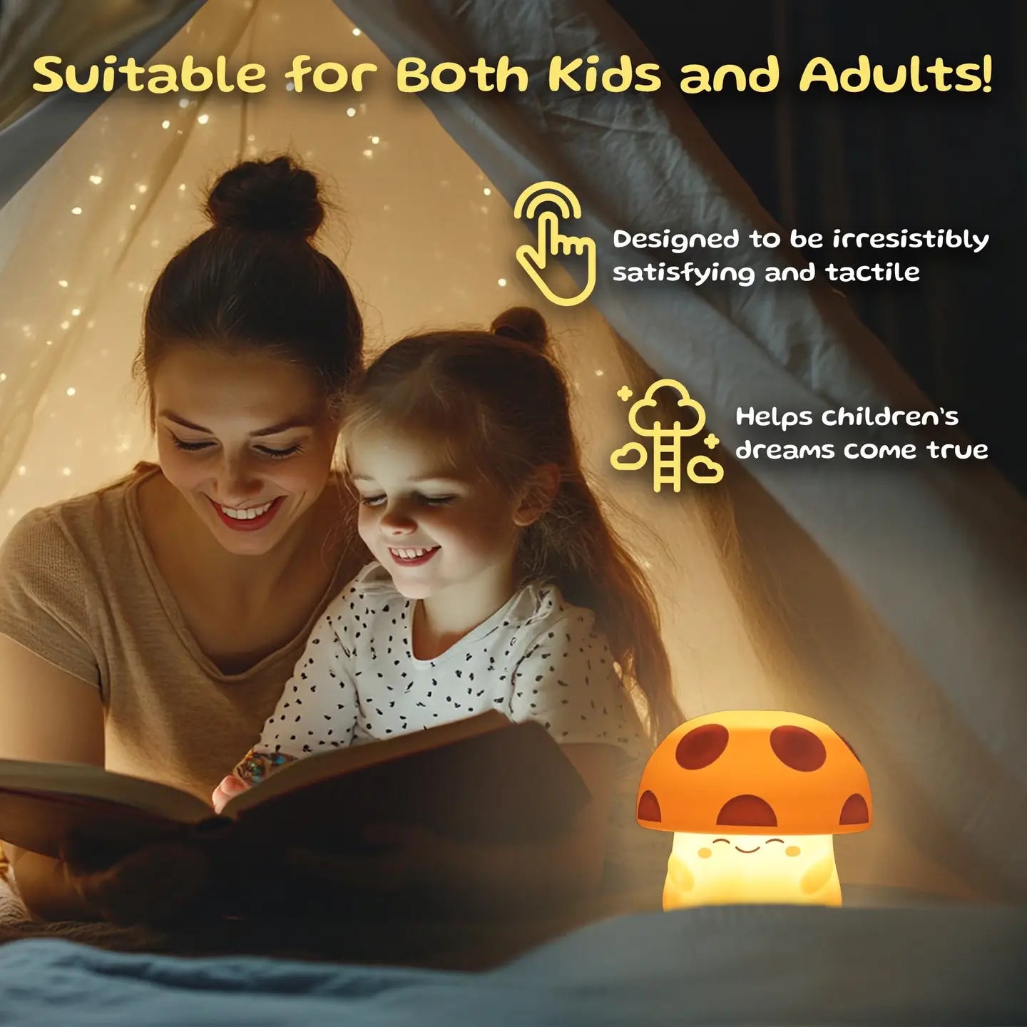 Mushi Ambient Mushroom Night Light