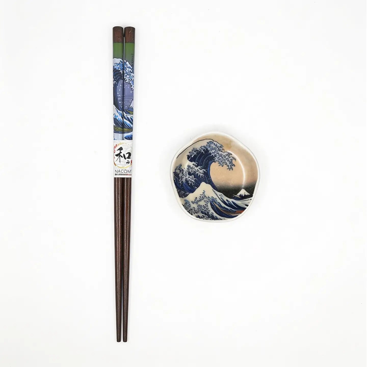 Single Pair Chopsticks and Sauce Dish Gift Set
