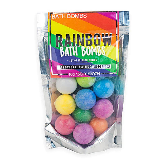 Rainbow Bath Bombs (Set of 10)