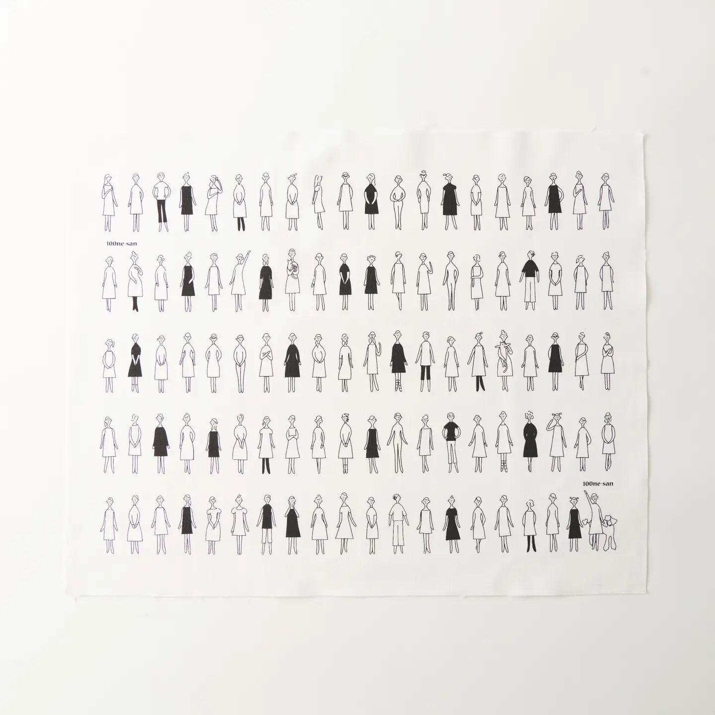 100 Ladies Pattern Embroidery Fabric