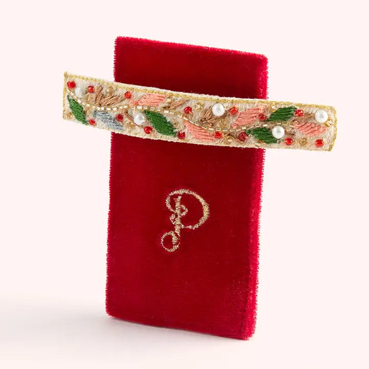 Hair Bar Jeweled (Single Hair Barette)