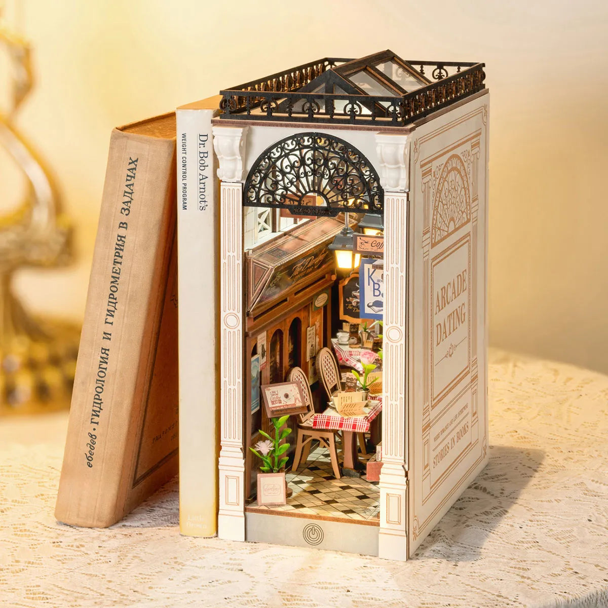 Diy Miniature House Book Nook Kit