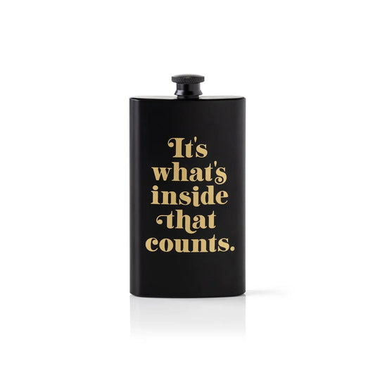 It's What's Inside That Counts - Pocket Flask