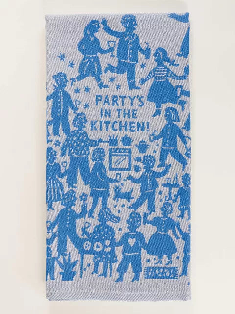 DISH TOWEL - PARTY'S IN THE KITCHEN