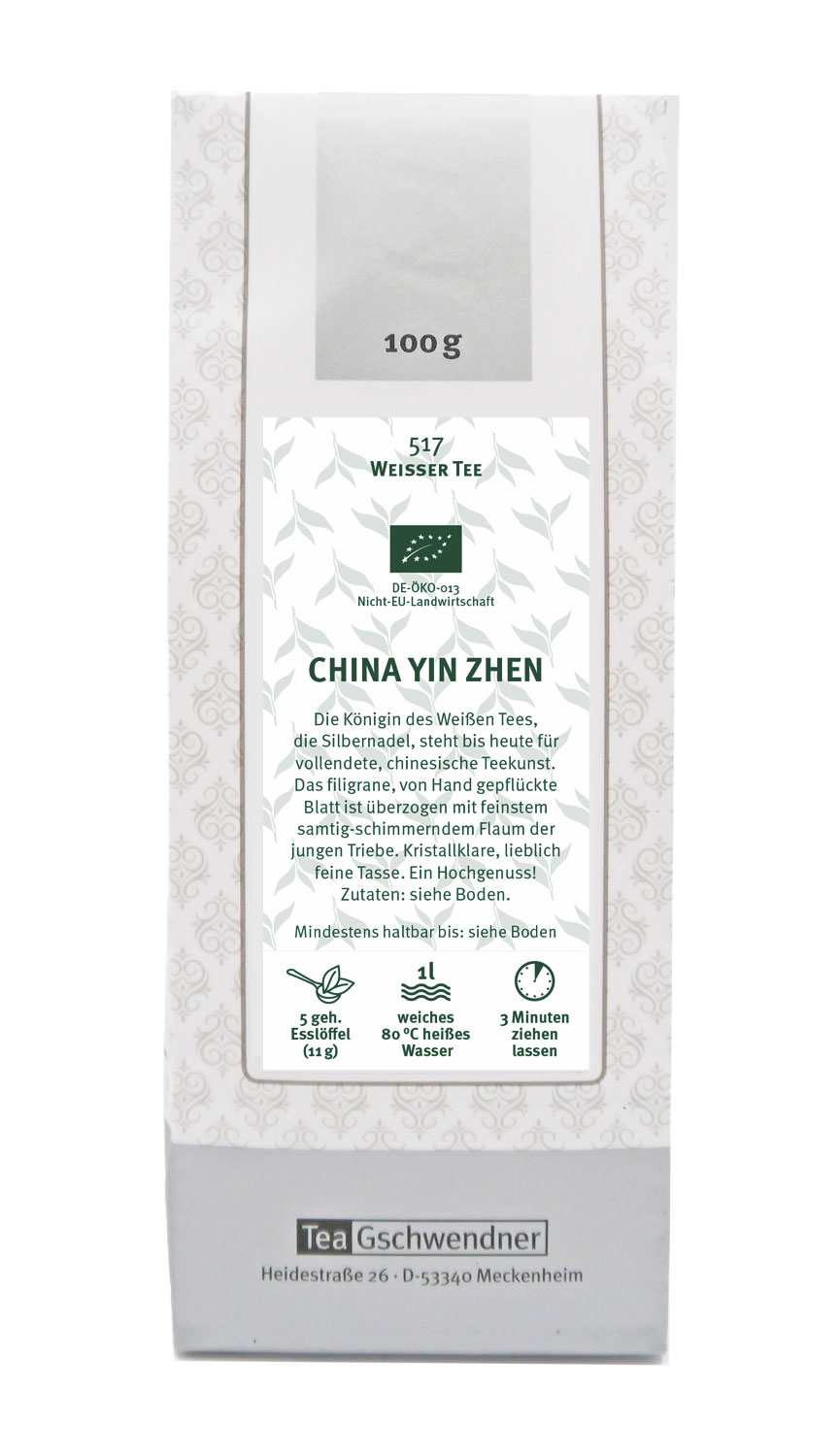 Silver Needle -517 - China Yin Zhen Organic