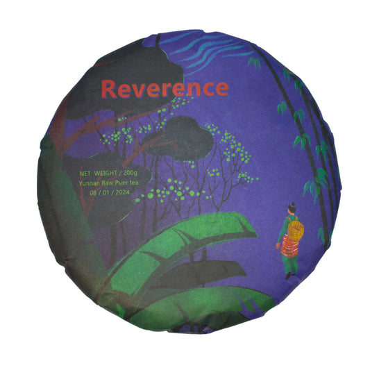 Puer Tea Cake Reverence  Raw (Sheng)