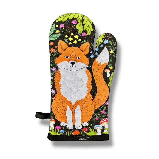 Woodland Creatures Collection- Orange Fox Oven Mitt