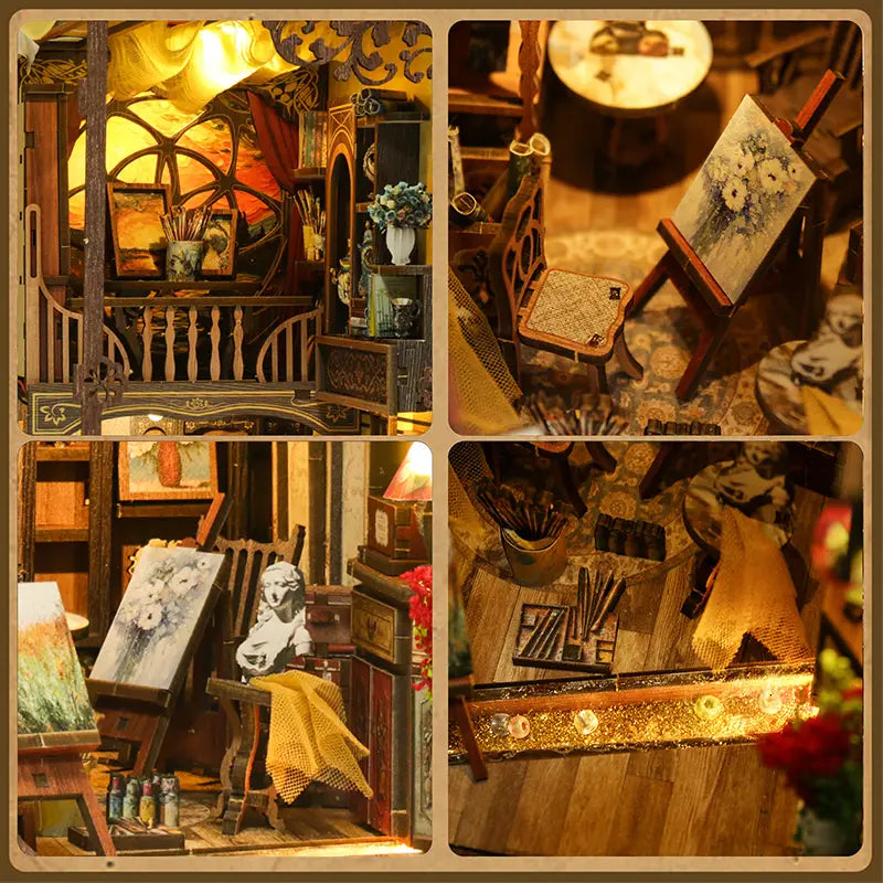 Diy Book Nook Kit: Golden Twilight Studio