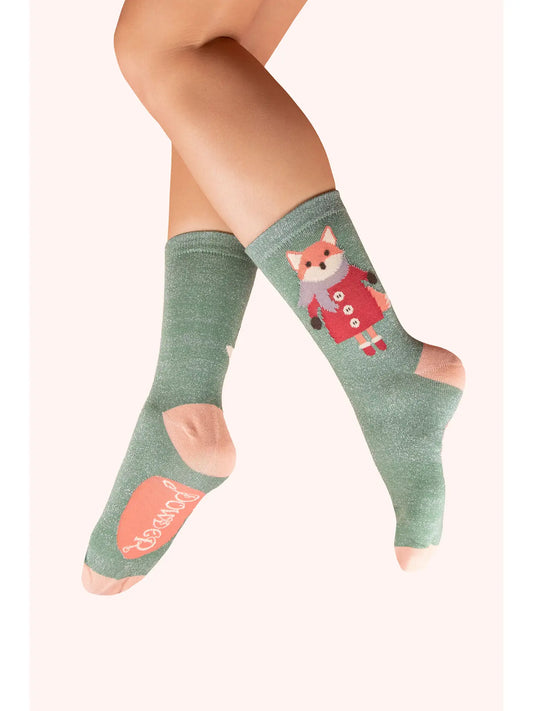 Glitter Ankle Socks