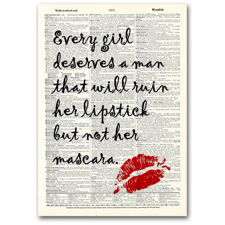 Vintage Dictionary Art