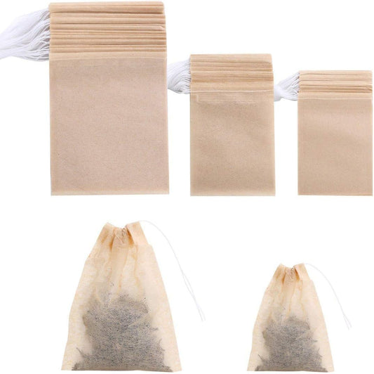 Drawstring Tea Filter Bags  (Natural Color)