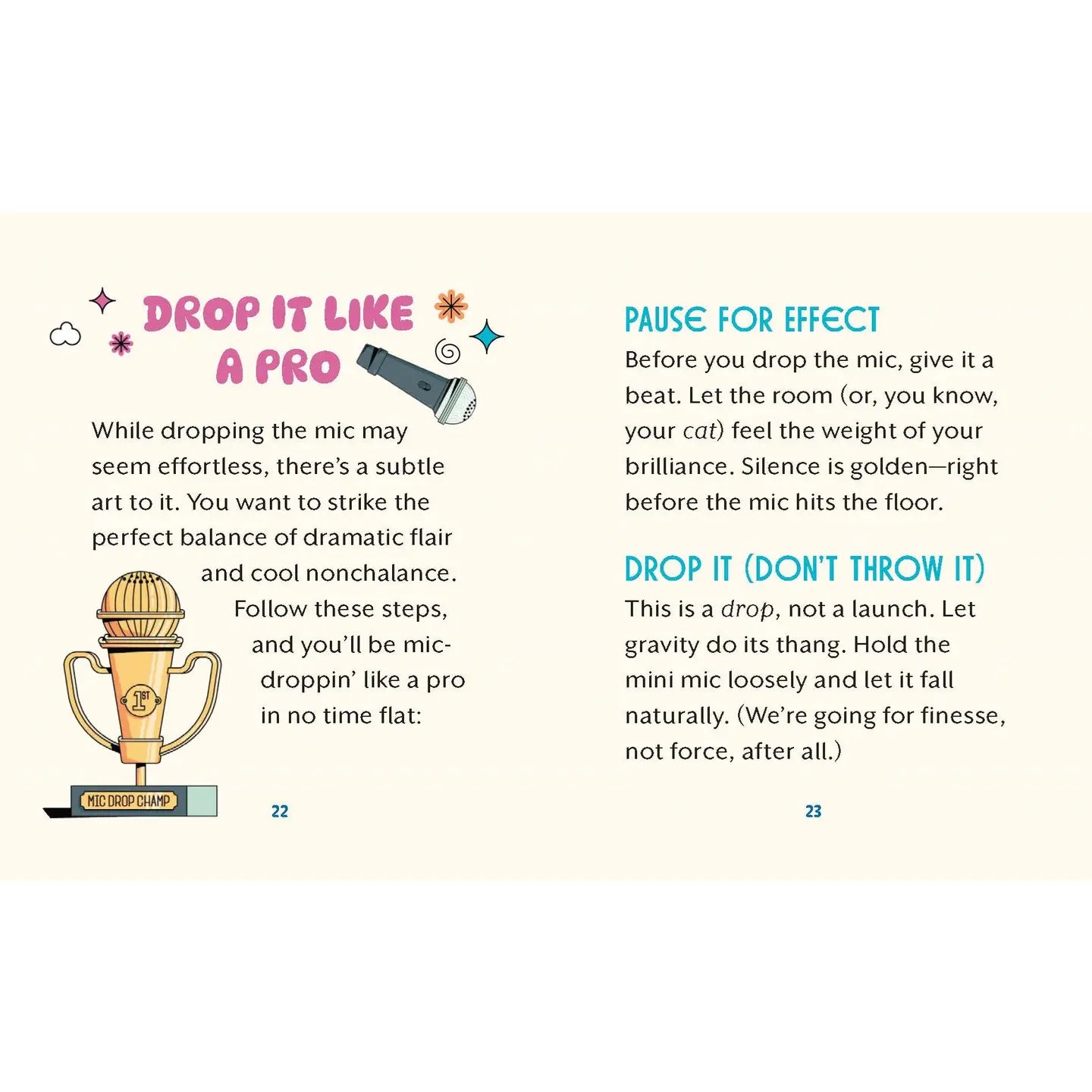 Mini Mic Drop: with Feedback Sound
