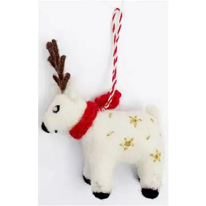 Ornament - White Reindeer