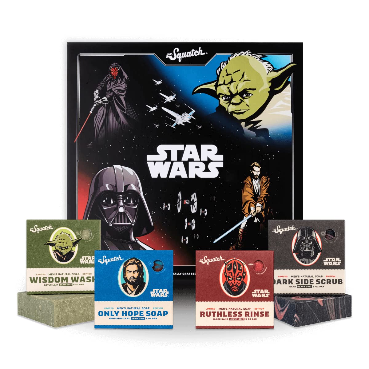 Dr Squatch "STAR WARS COLLECTION" Limited Edition 4 PIECE BOX SET!