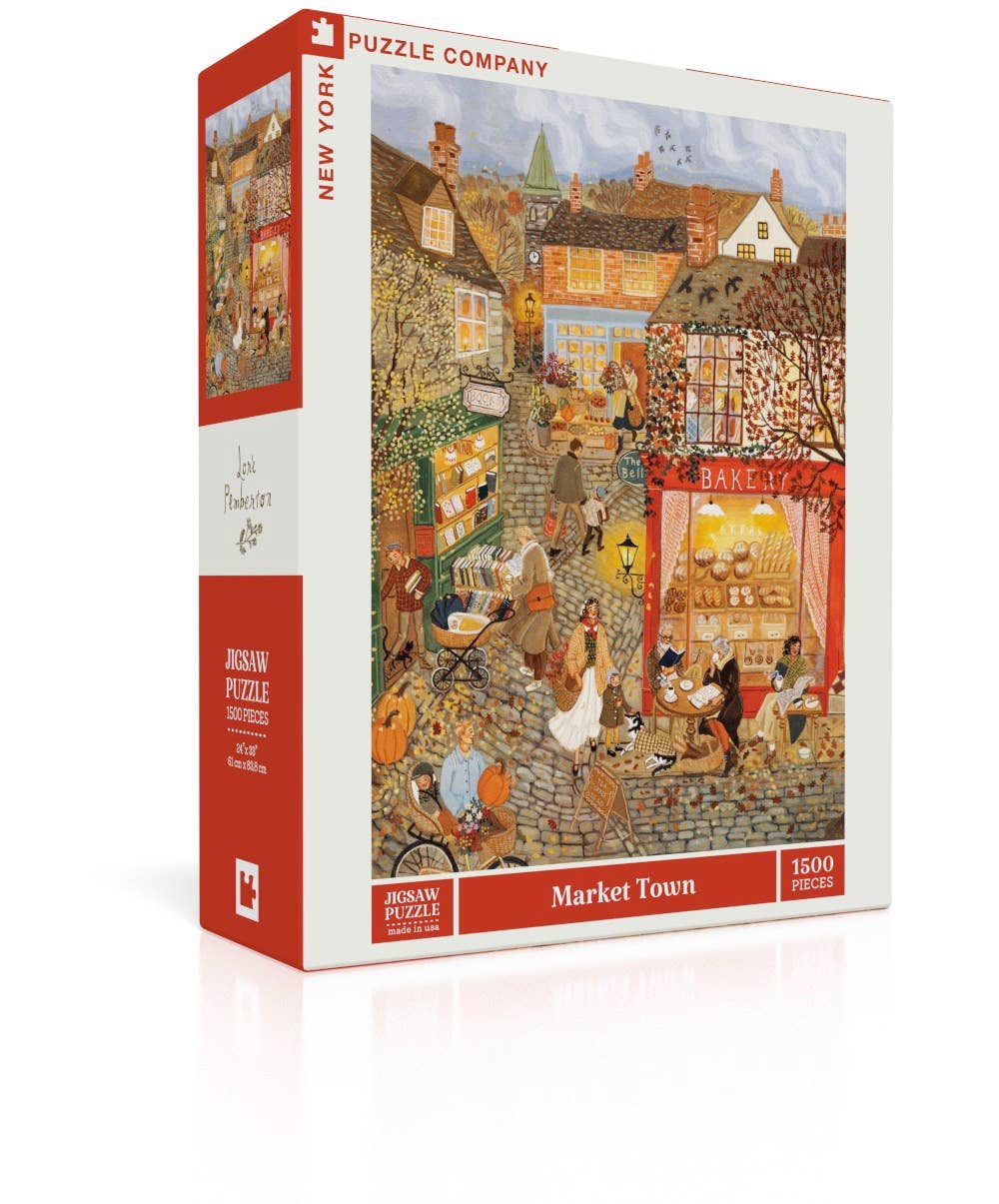 Market Town 1500 Piece Jigsaw Puzzle