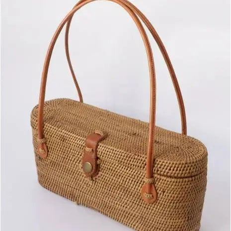Ata Vine Oval Shaped Handbag, from Bali