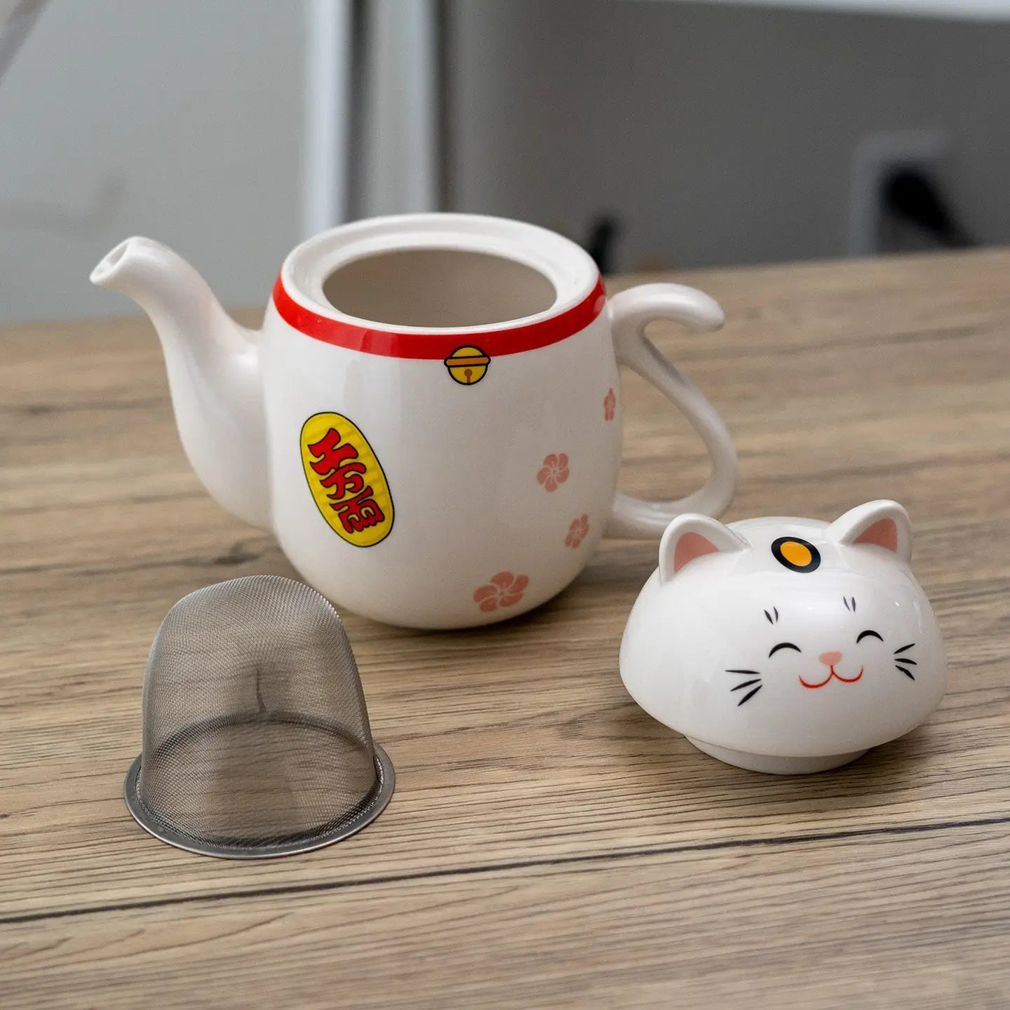 Lucky Cat Teapot 22oz