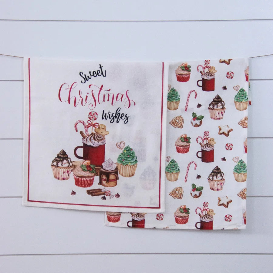 Tea Towels - Sweet Christmas