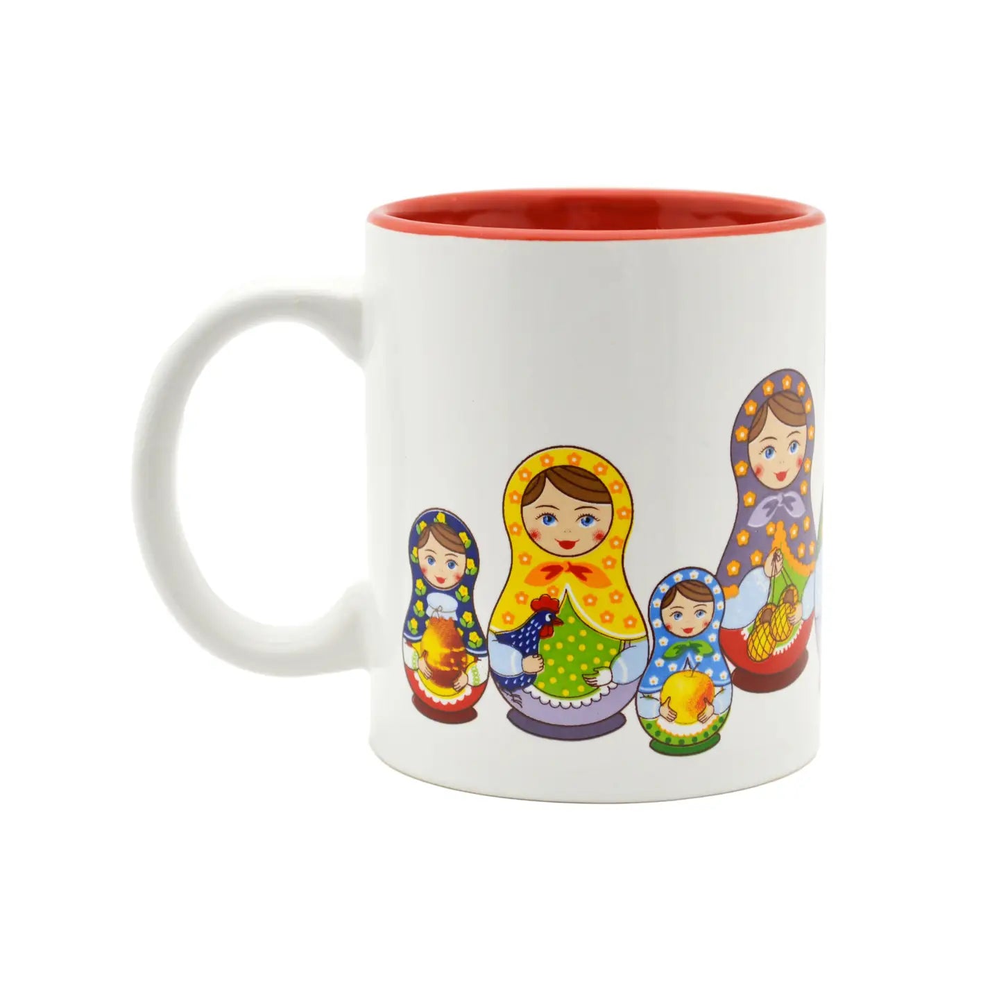 Ceramic Coffee Mug Russian Nesting Doll