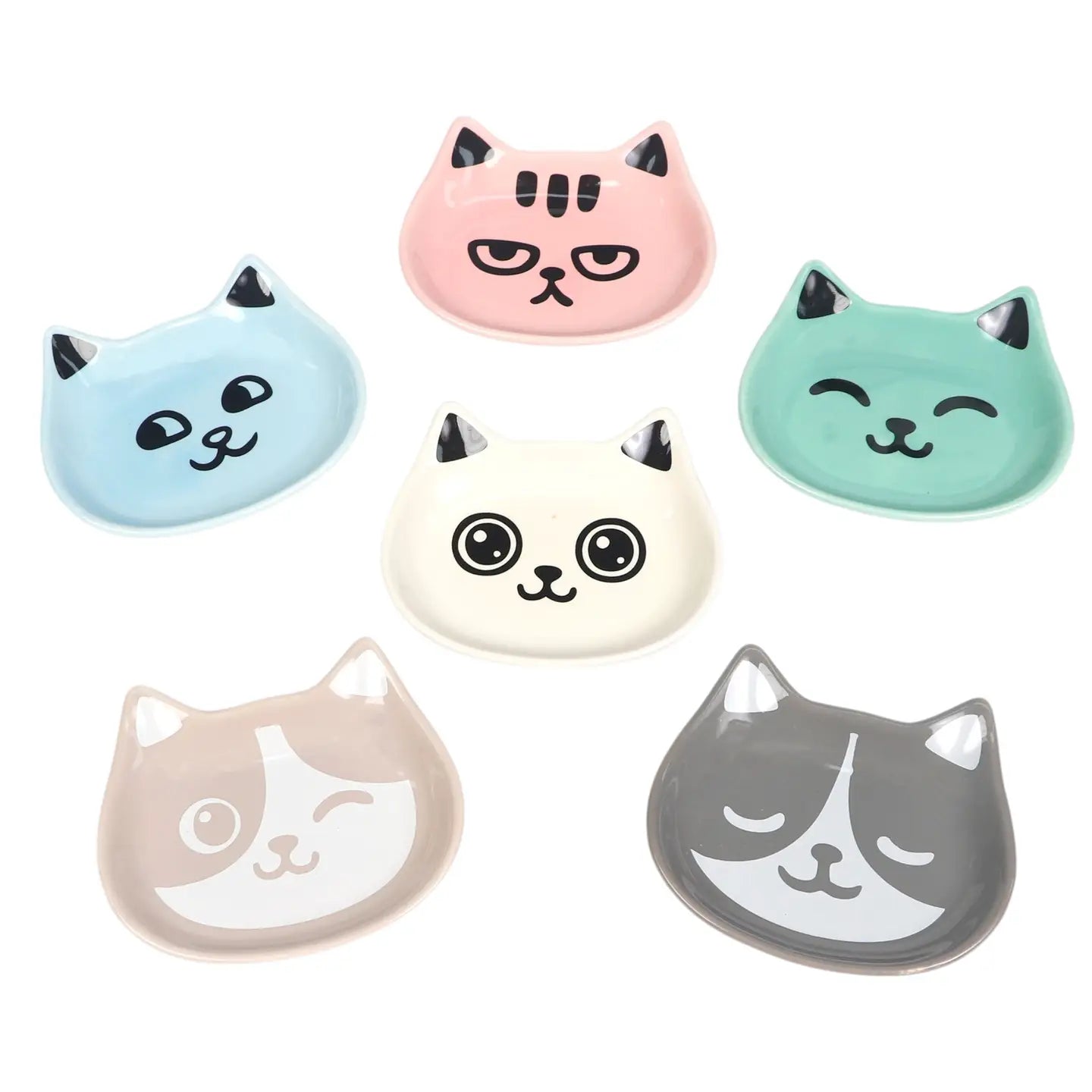 Cat 3.5"Dia Porcelain Sauce Dish
