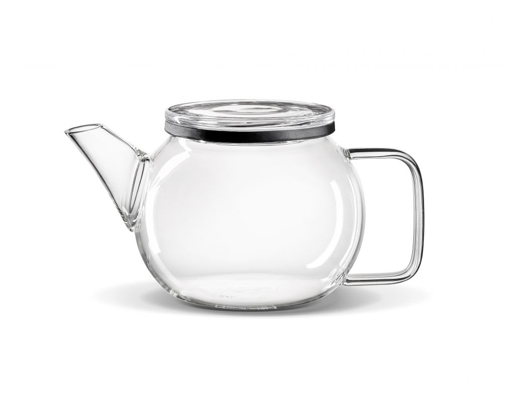 Classic Round Glass Teapot with diffuser - Glass