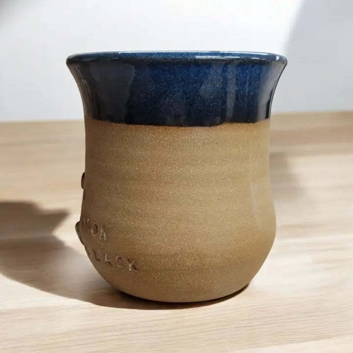 Moon and Back Mug - Handmade Pottery