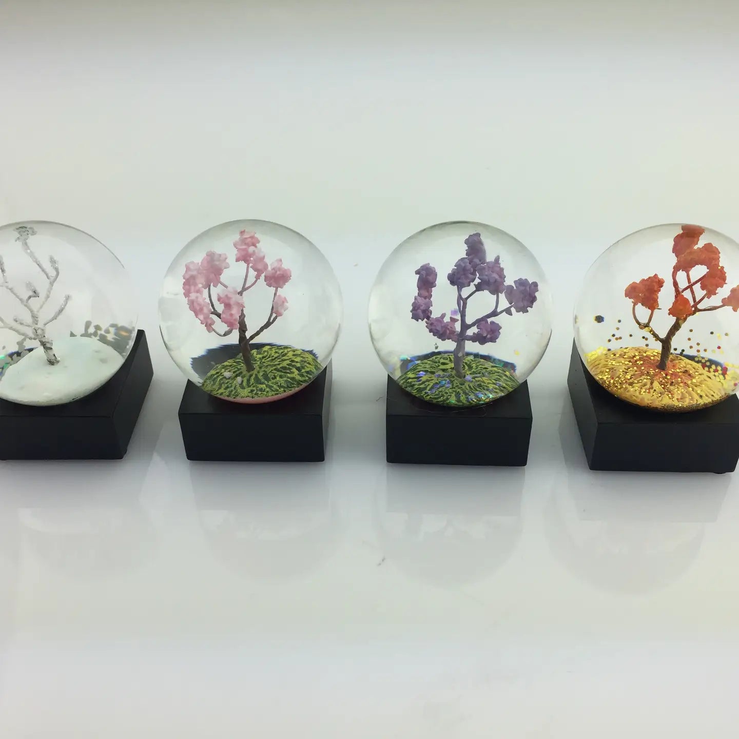 Mini Seasons Snow Globes