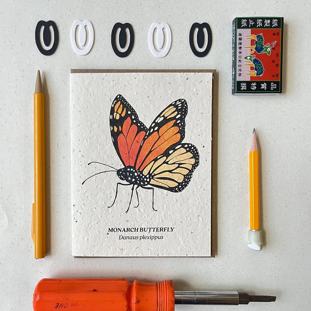 Plantable Seed Card - Monarch Butterfly Wildflower