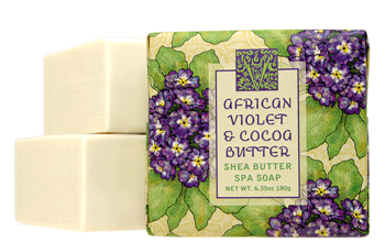Botanical Collection Shea Butter Soaps - 1.9oz. Mini Square Bars
