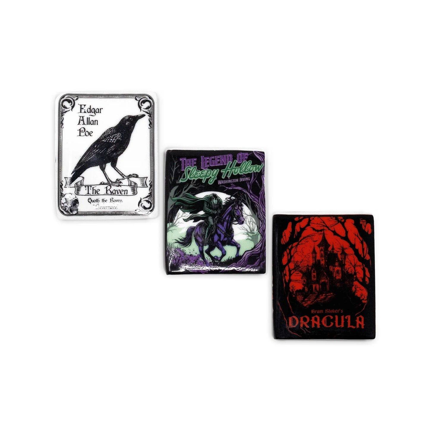 Book Magnet Set (Set of 3), Gothic Lore