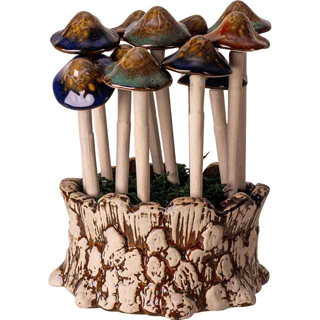 Ceramic Mushroom Picks