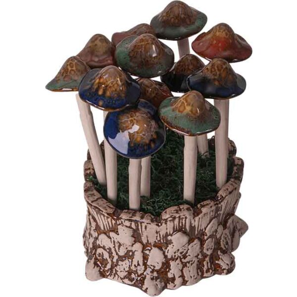 Ceramic Mushroom Picks