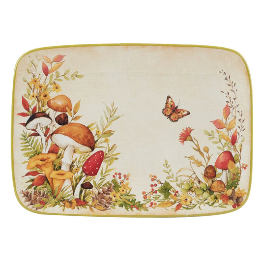 Woodland Critters Rectangular Platter