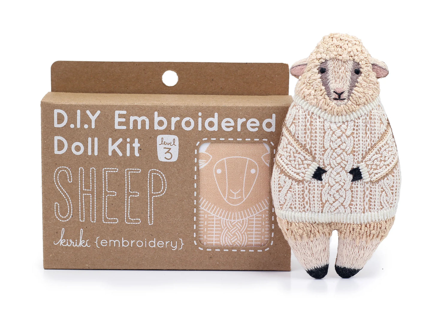 DIY Embroidered Doll Kits