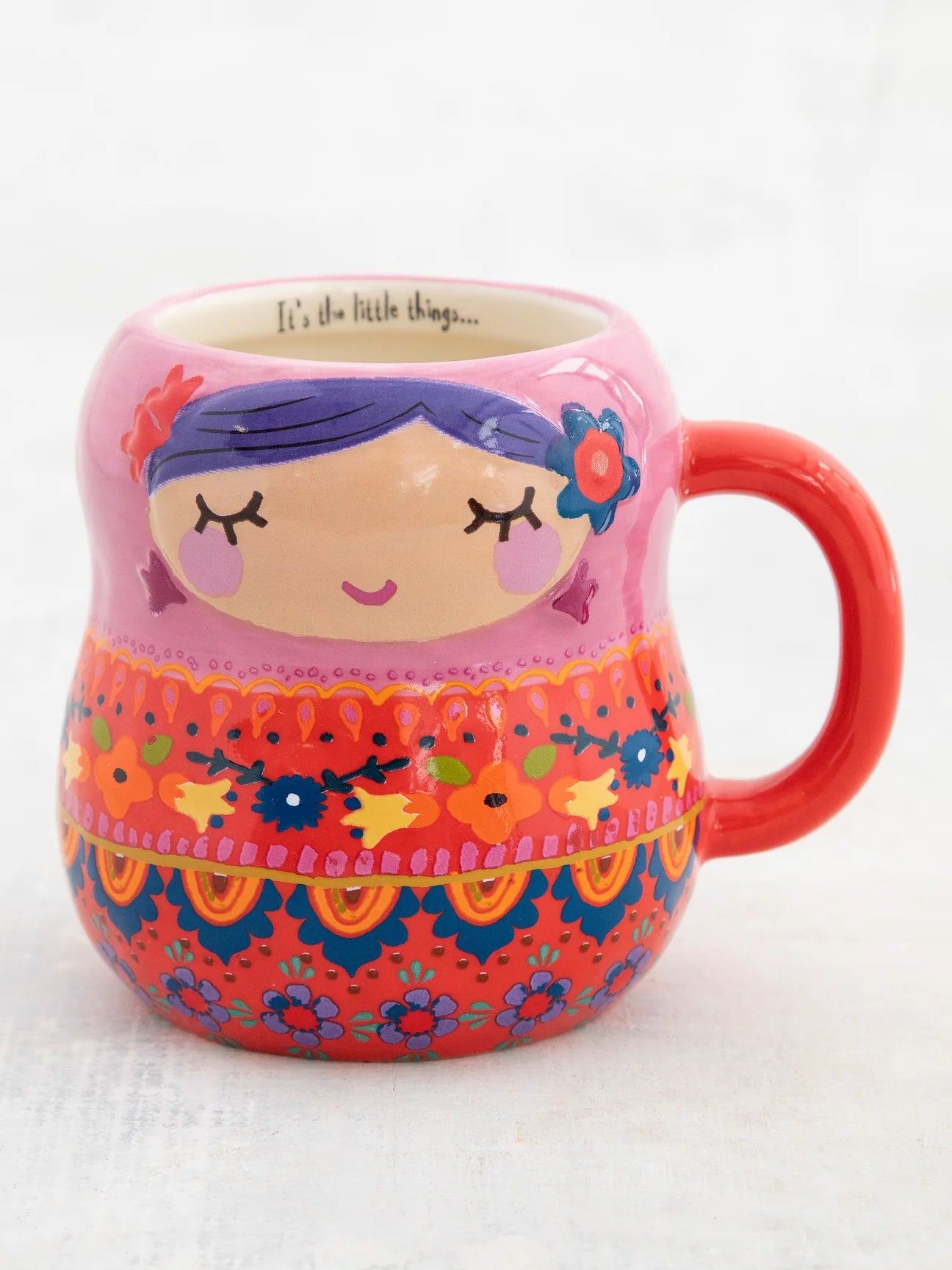 Mug Folk Art Vera Nesting Doll