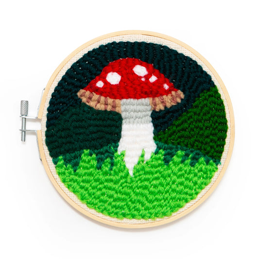 Needle Punch Kit -Mushroom