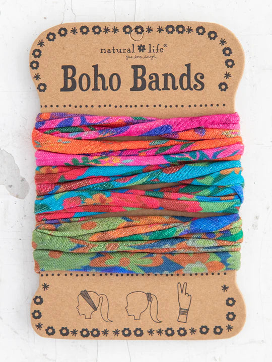 Boho Bands - Multi Floral Set of 3
