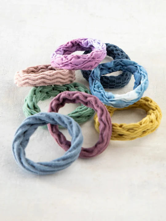 Hair Ties - set of 8 - Dusty