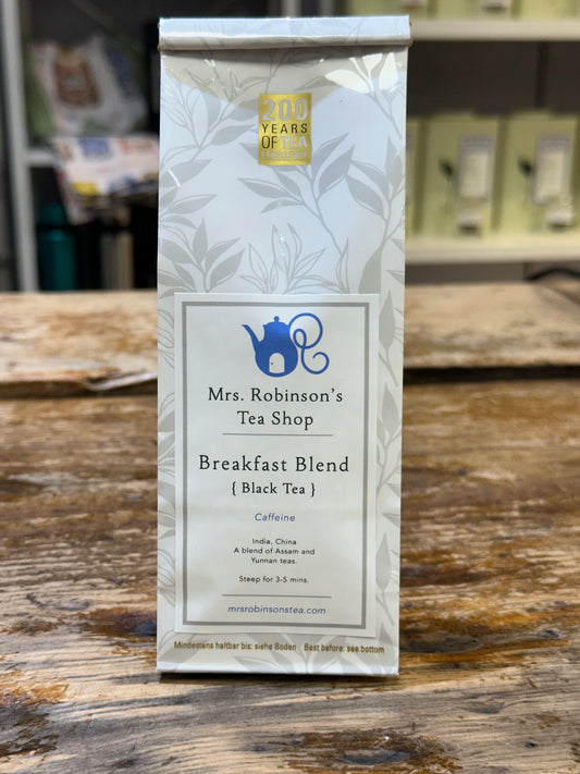 Mrs Robinson's Breakfast Blend - Assam Yunnan, 100 Gram Loose Tea