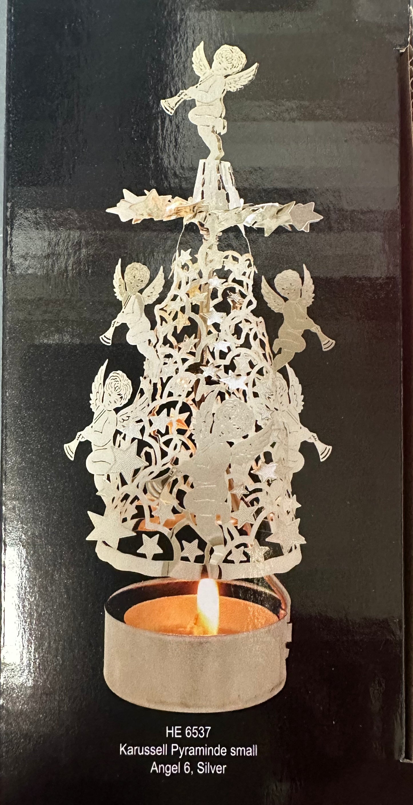 Candle Carousel Pyramid Metal