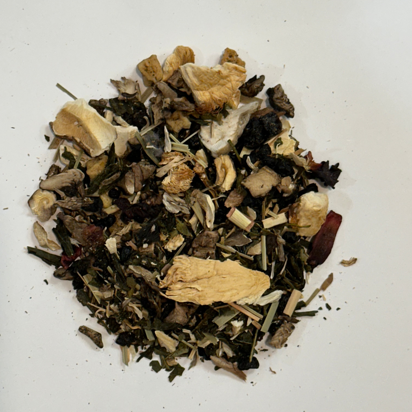 Mushroom Green Tea Forest Berry