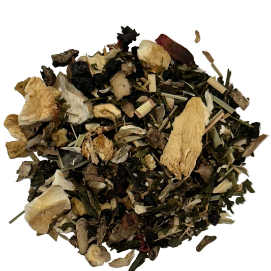 Mushroom Green Tea Forest Berry