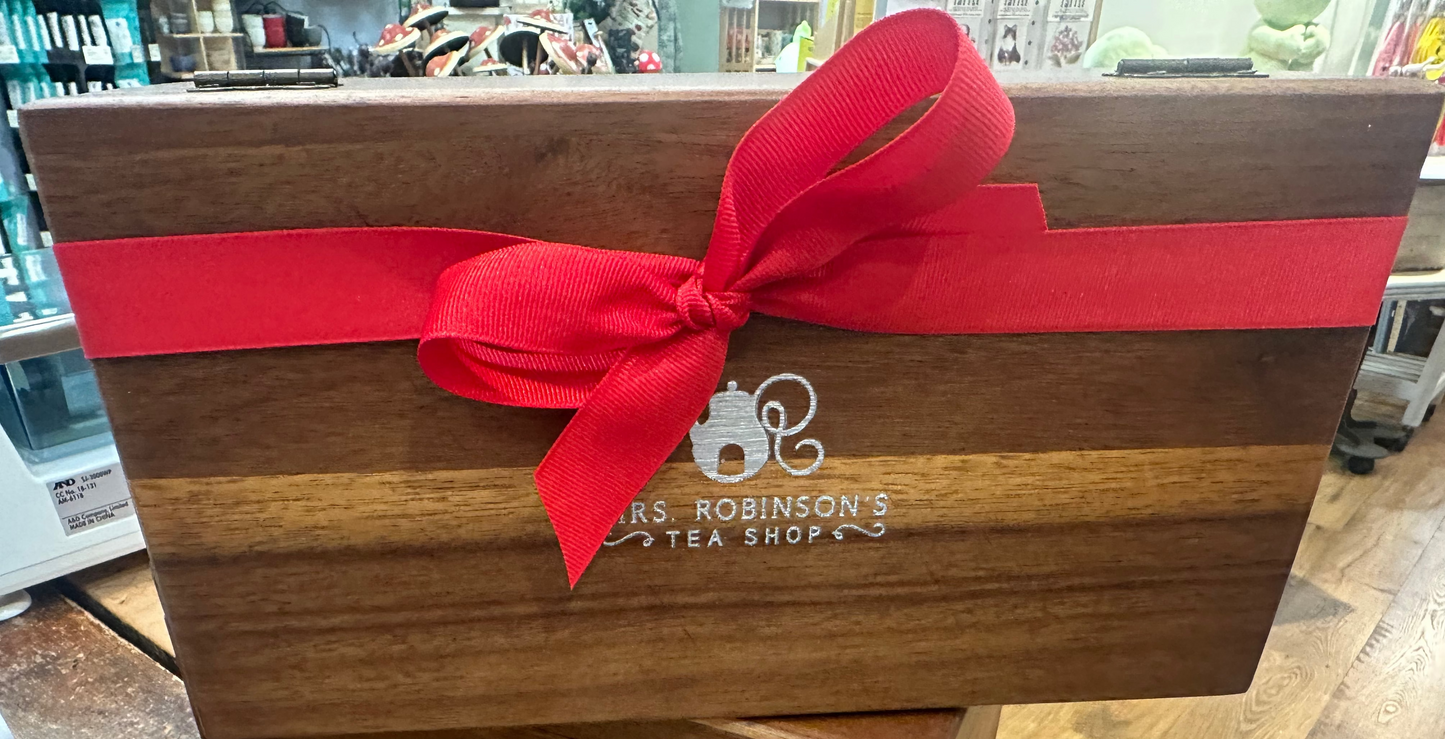 Gift Box Assortment - Large Tea Box 40 Teas "Mrs Robinson Logo"
