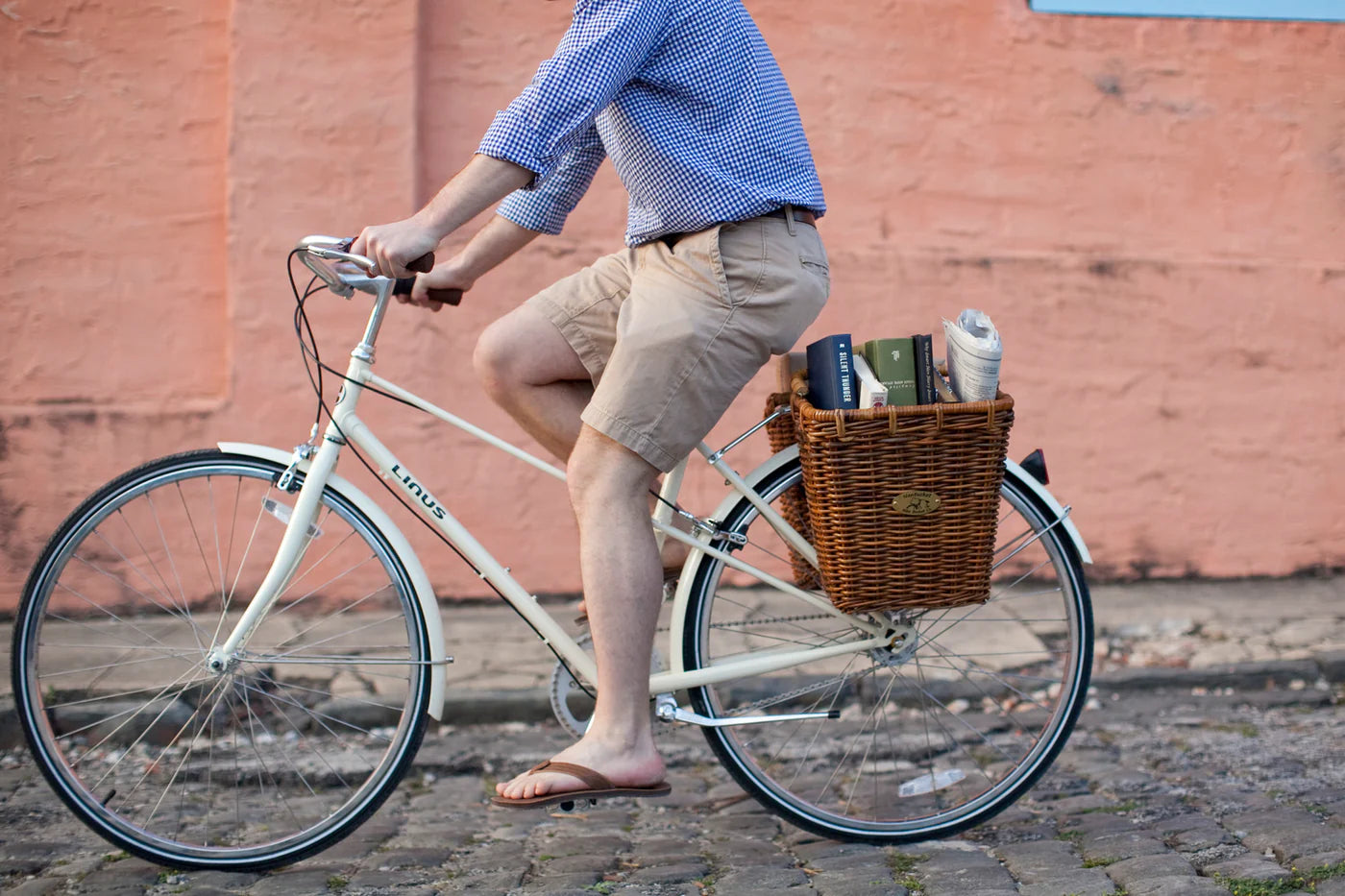 CISCO PANNIER Rear Rack / Brown / Rattan Bike basket