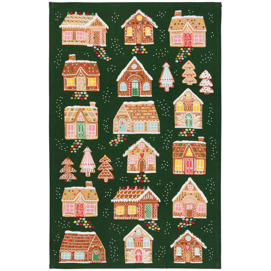 Gumdrop Lane Christmas Dishtowel