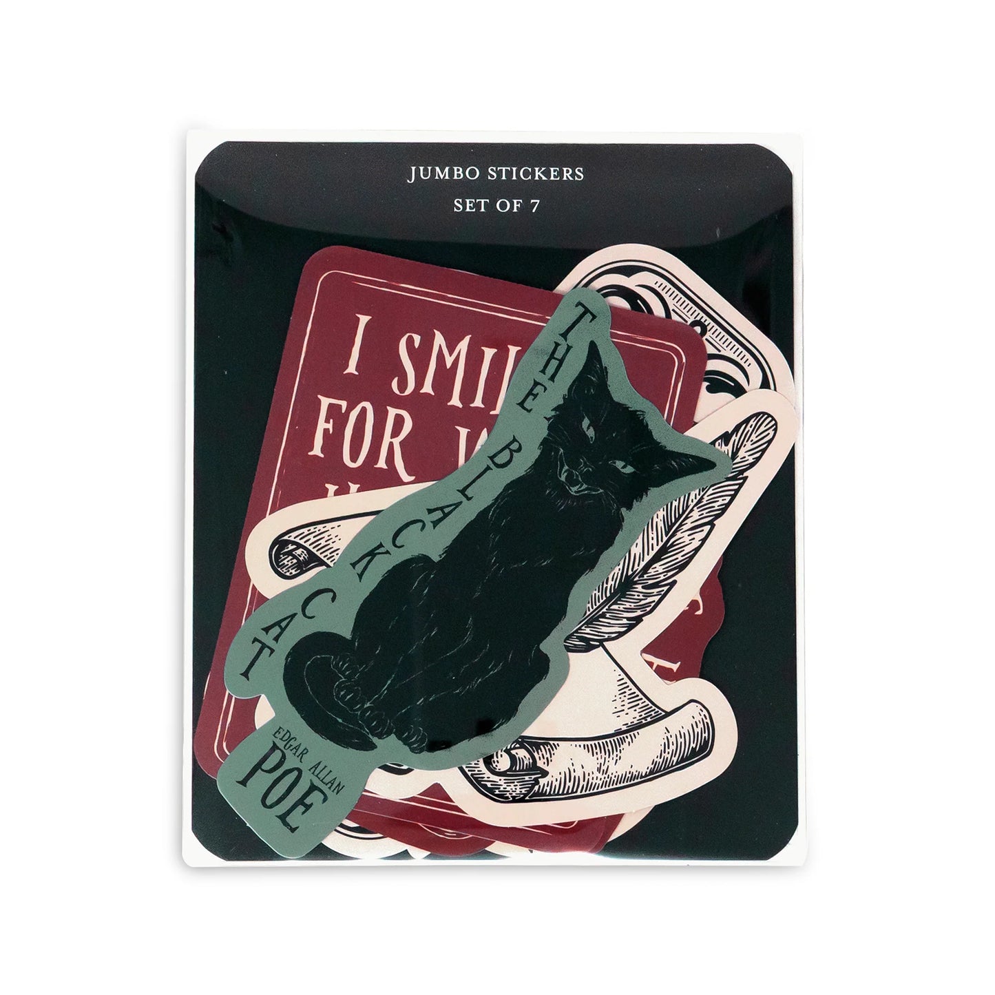 Jumbo Sticker Set, Edgar Allan Poe