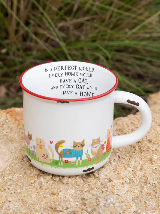 Camp Mug - Every Homes Has a Cat