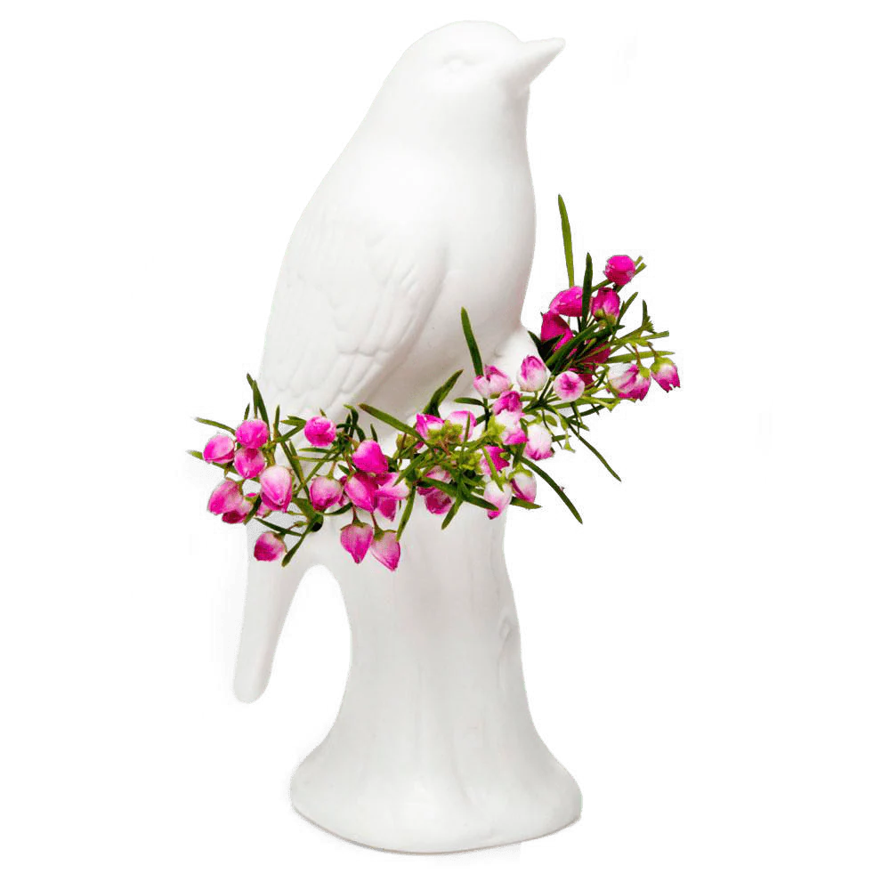 Bird Porcelain Modern Flower Vase