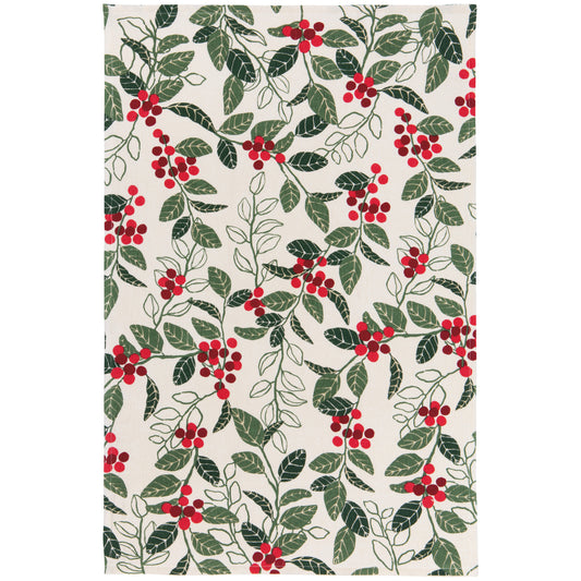 Merry Berry Christmas Terry Dishtowel
